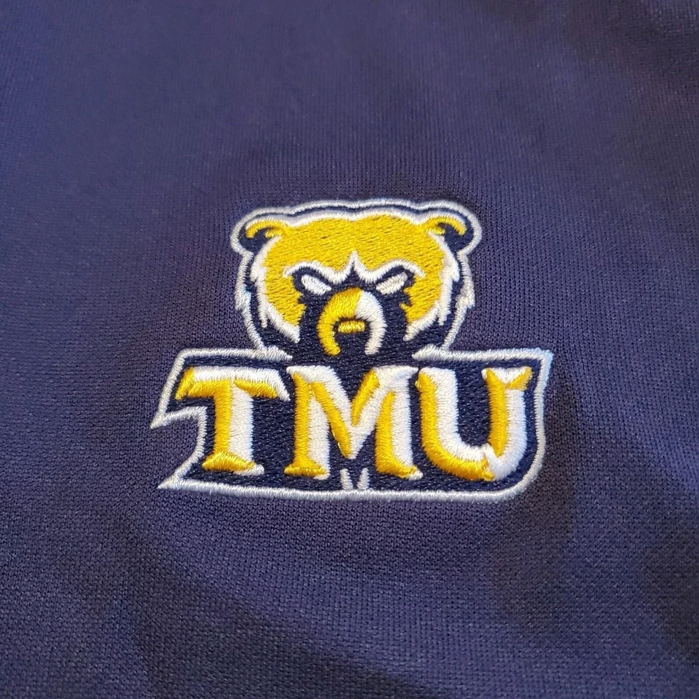 Footjoy FJ Jacket TMU Bears Men Medium B1ue 1/4 Zip Golf Georgia College